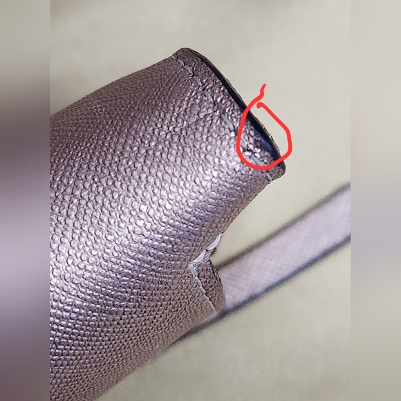 Kate Spade Bifold Snap Wallet Pink Blush Dusty Rose Glitter Sparkle *Read - Picture 2 of 11